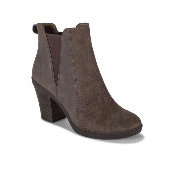 BARETRAPS Shoes - BARETRAPS Womens Beige Posture Plus Dasha Toe Block Heel Slip On Booties 10 M